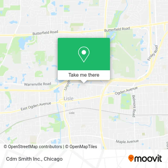 Cdm Smith Inc. map