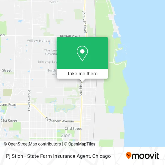 Pj Stich - State Farm Insurance Agent map