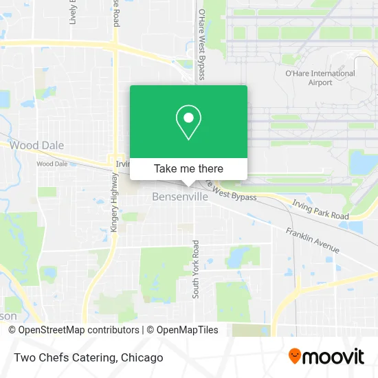 Two Chefs Catering map