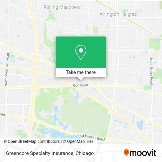 Greencore Specialty Insurance map