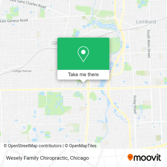 Wesely Family Chiropractic map