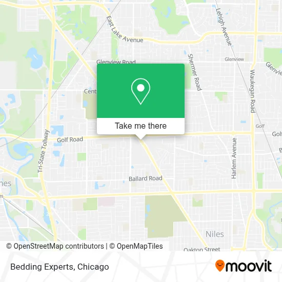 Bedding Experts map