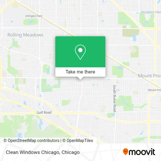 Clean Windows Chicago map
