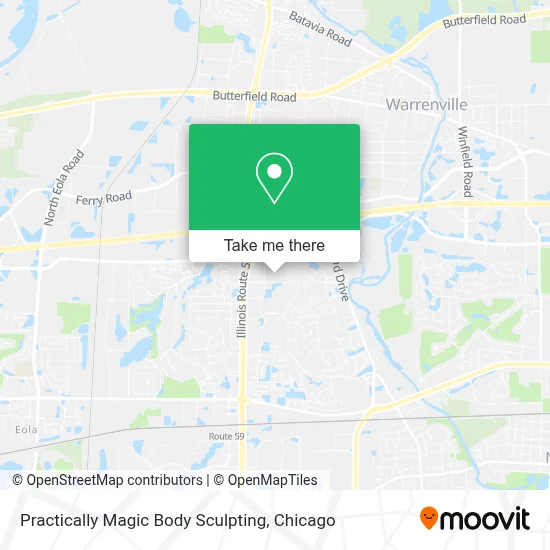 Practically Magic Body Sculpting map
