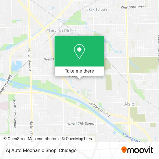 Aj Auto Mechanic Shop map
