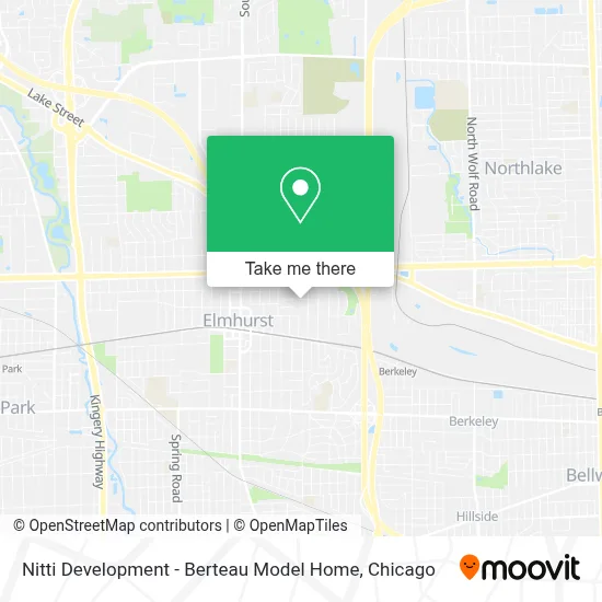Nitti Development  - Berteau Model Home map
