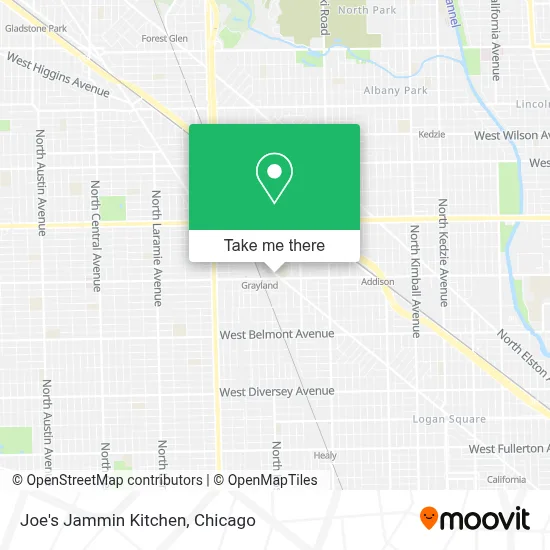 Joe's Jammin Kitchen map