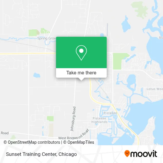 Sunset Training Center map