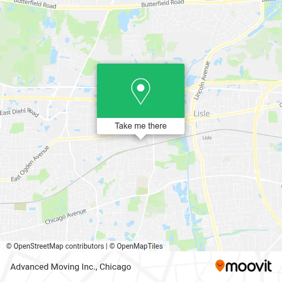Advanced Moving Inc. map