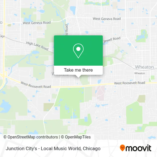 Junction City's - Local Music World map