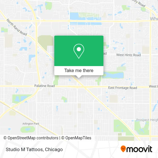 Studio M Tattoos map