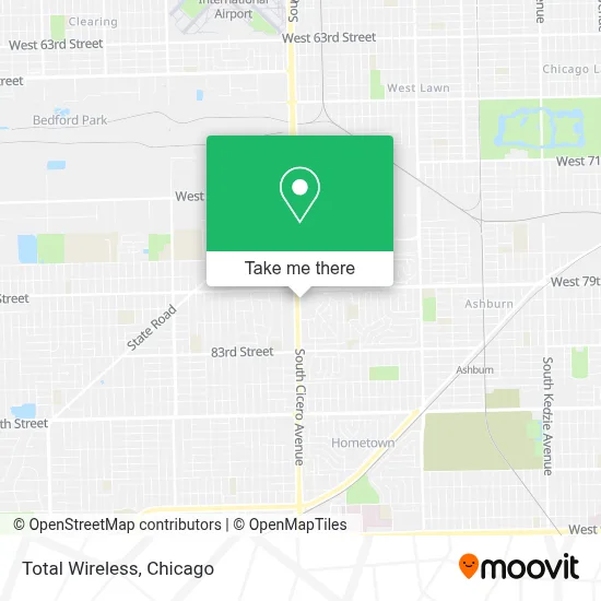 Total Wireless map