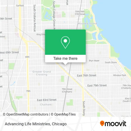 Advancing Life Ministries map