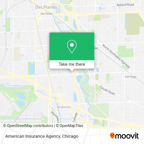 American Insurance Agency map