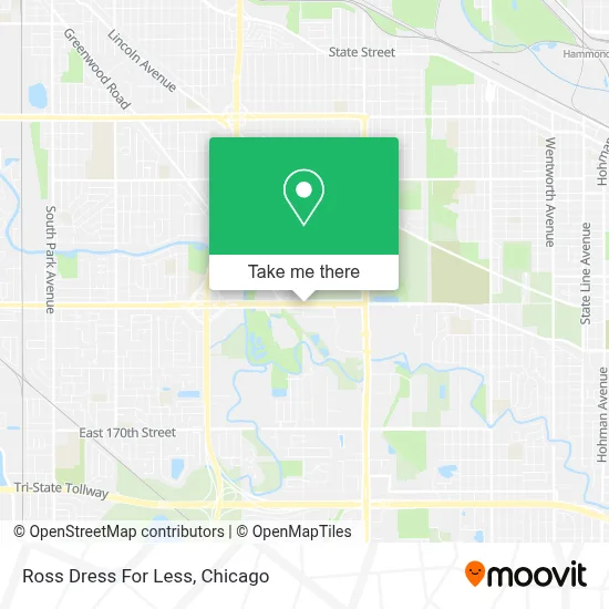 Ross Dress For Less map