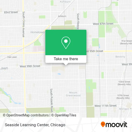 Seaside Learning Center map