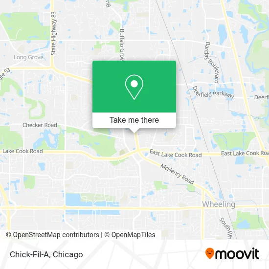 Chick-Fil-A map