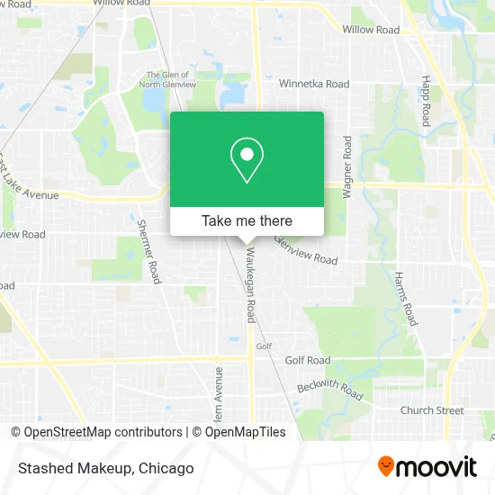 Stashed Makeup map