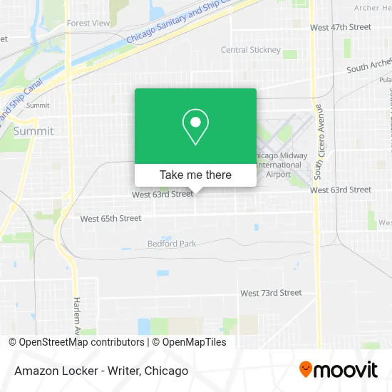 Amazon Locker - Writer map