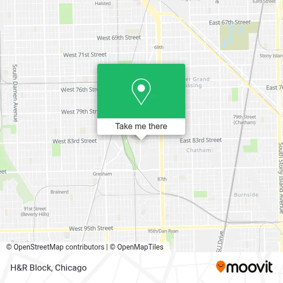 H&R Block map
