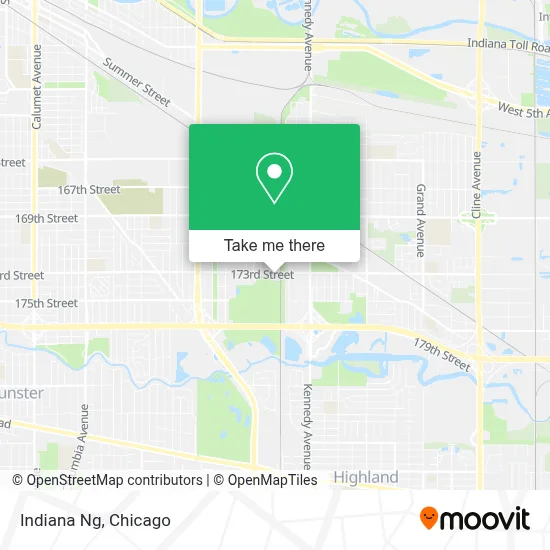 Indiana Ng map