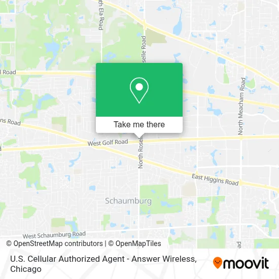 U.S. Cellular Authorized Agent - Answer Wireless map