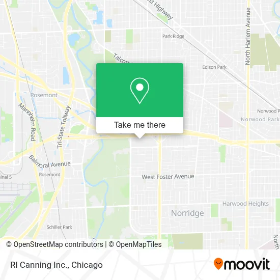 Rl Canning Inc. map