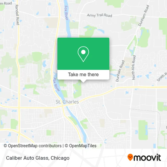 Caliber Auto Glass map