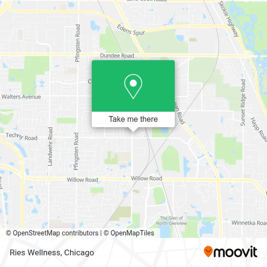 Ries Wellness map