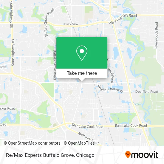 Re/Max Experts Buffalo Grove map