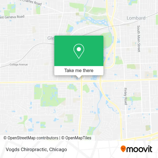 Vogds Chiropractic map