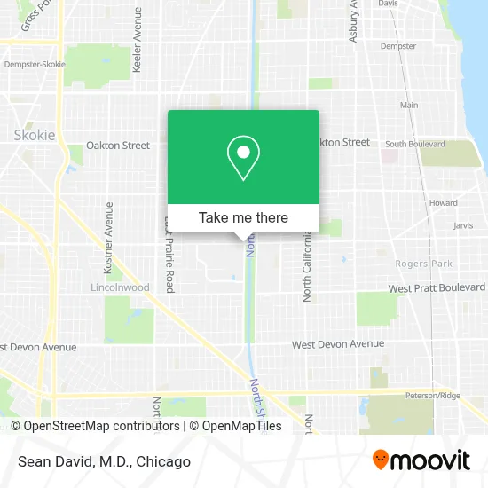 Sean David, M.D. map