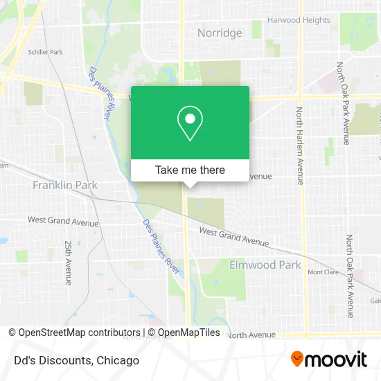 Dd's Discounts map