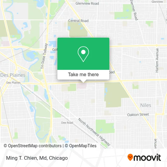 Ming T. Chien, Md map