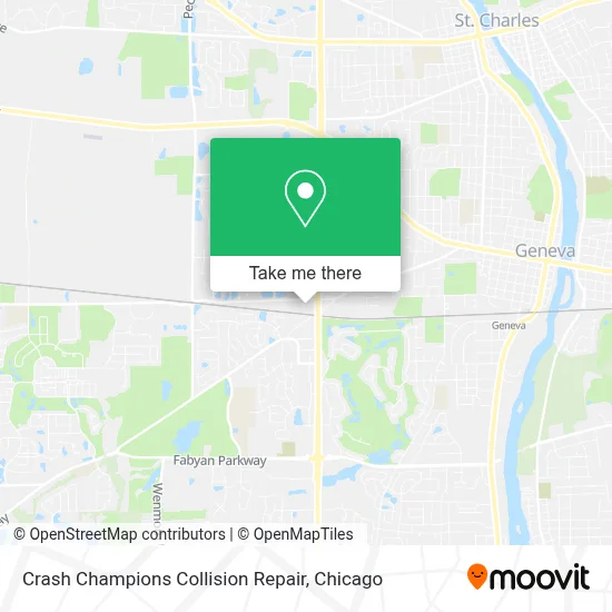 Crash Champions Collision Repair map