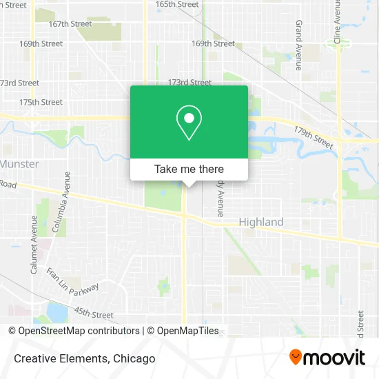 Creative Elements map
