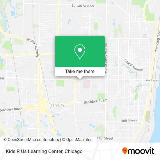 Kids R Us Learning Center map