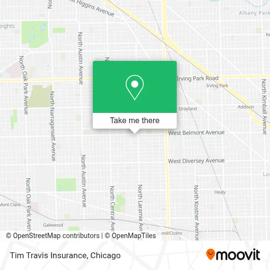 Tim Travis Insurance map