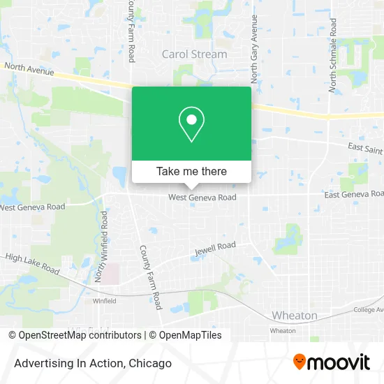 Advertising In Action map