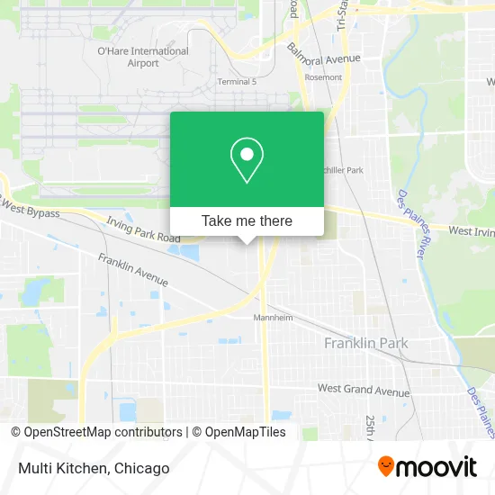 Multi Kitchen map