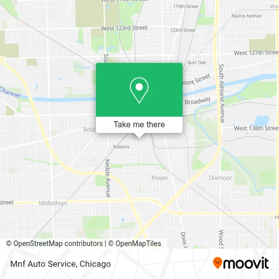 Mnf Auto Service map