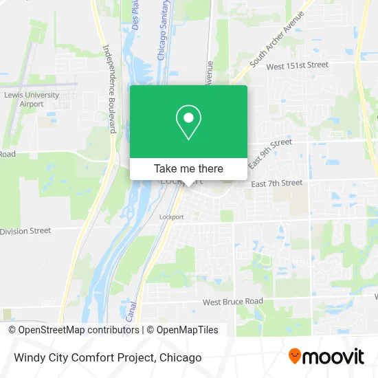 Windy City Comfort Project map