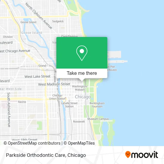 Parkside Orthodontic Care map