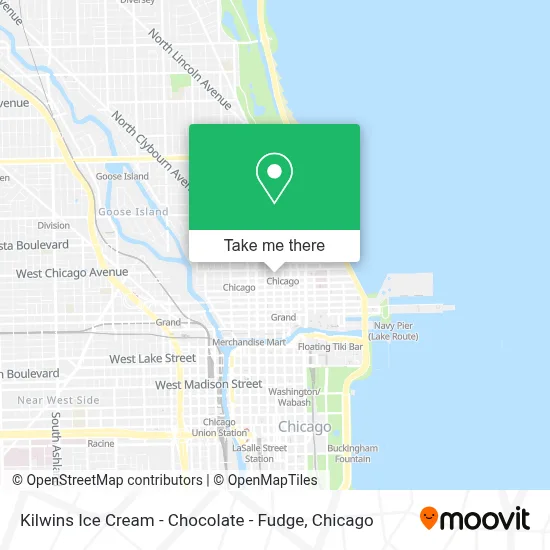 Kilwins Ice Cream - Chocolate - Fudge map