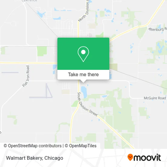 Walmart Bakery map