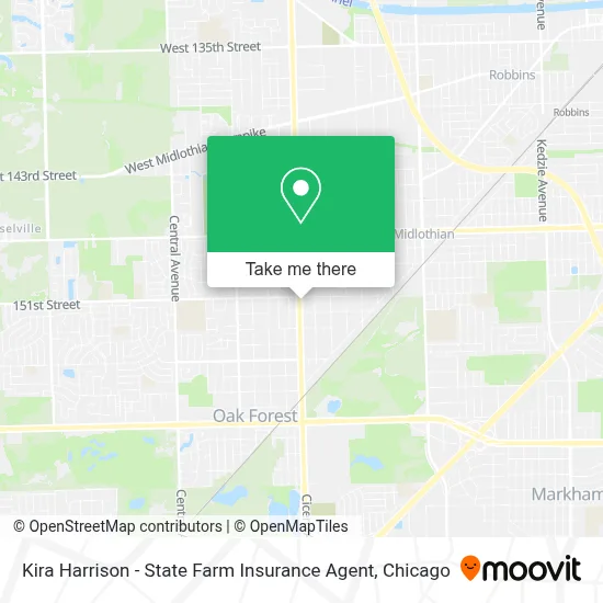 Kira Harrison - State Farm Insurance Agent map