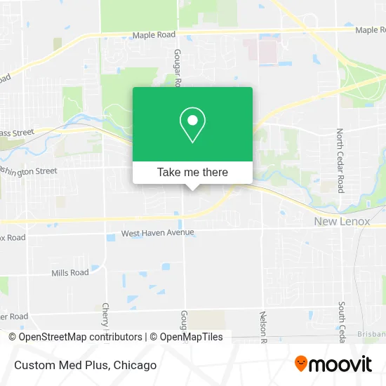 Custom Med Plus map