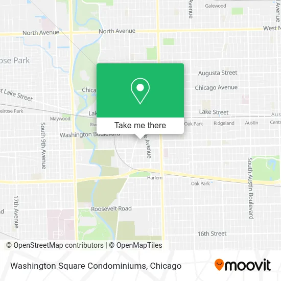 Washington Square Condominiums map