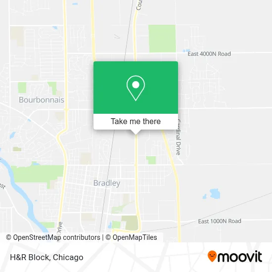 H&R Block map
