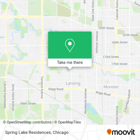 Spring Lake Residences map